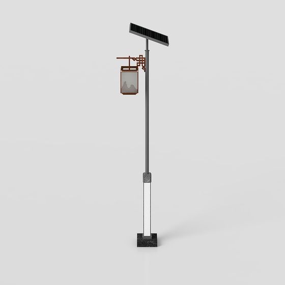 Stylish Vintage Street Lamp 3D model