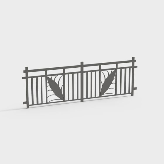 Urban Window Railing 3D model