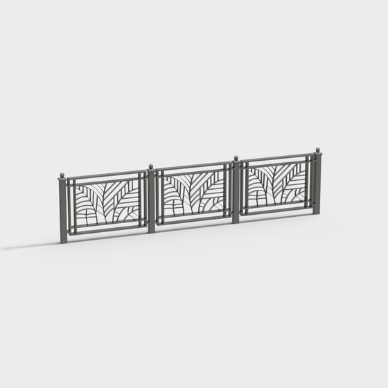 Garden Fence 3D Model
