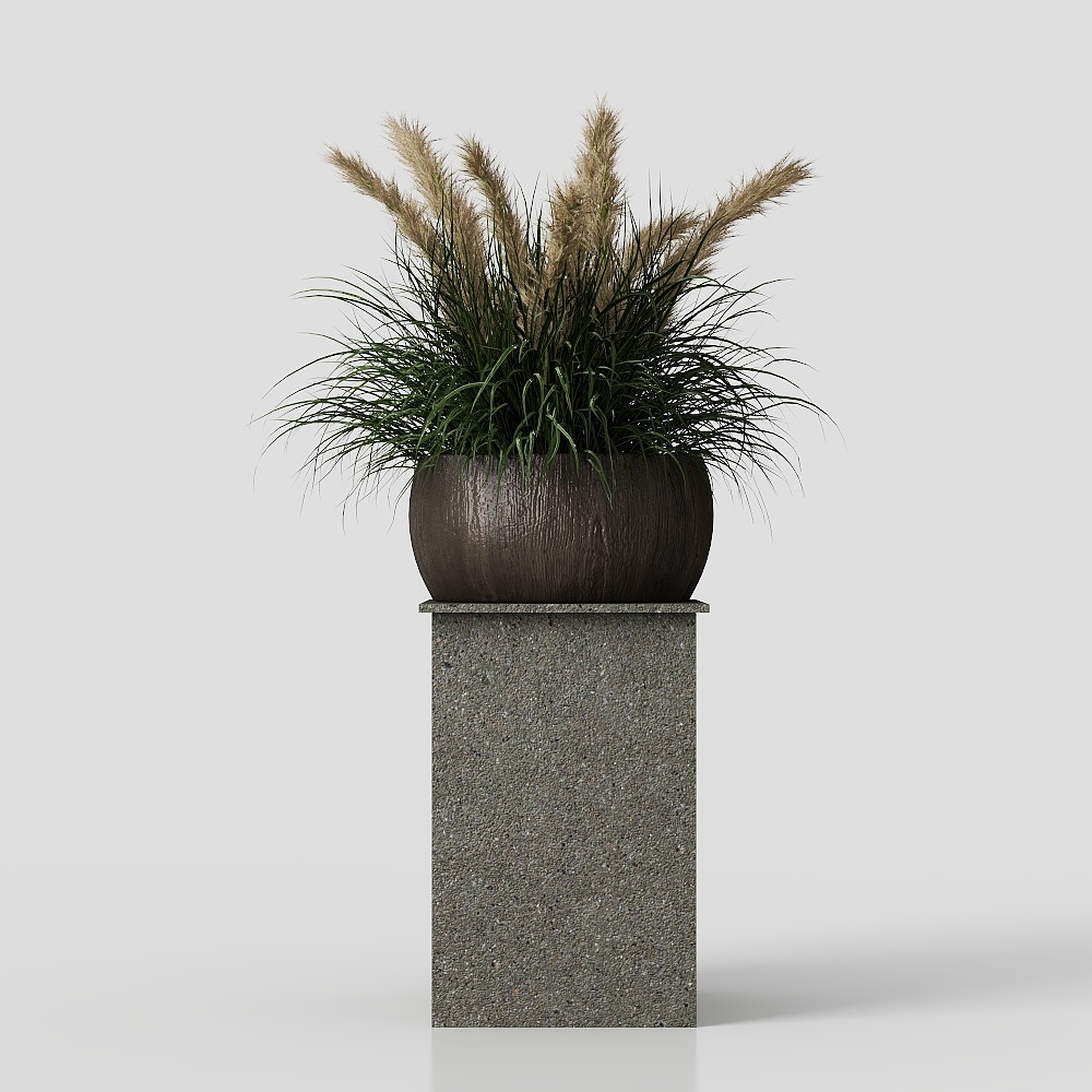 Modern Outdoor Greenery Planter Box
