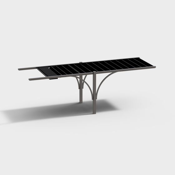 Minimalist Solar Panel 3D Model for Sustainable Designs
