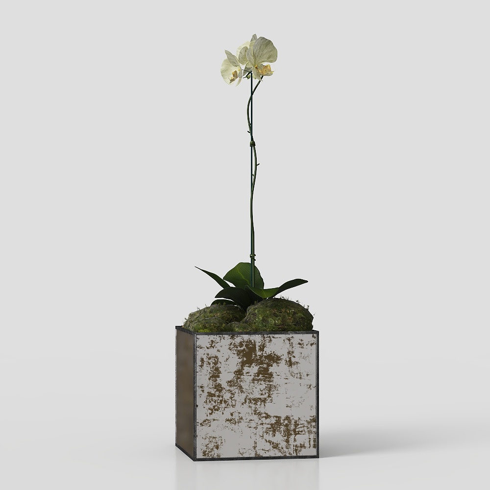 Modern Green Plant Pot