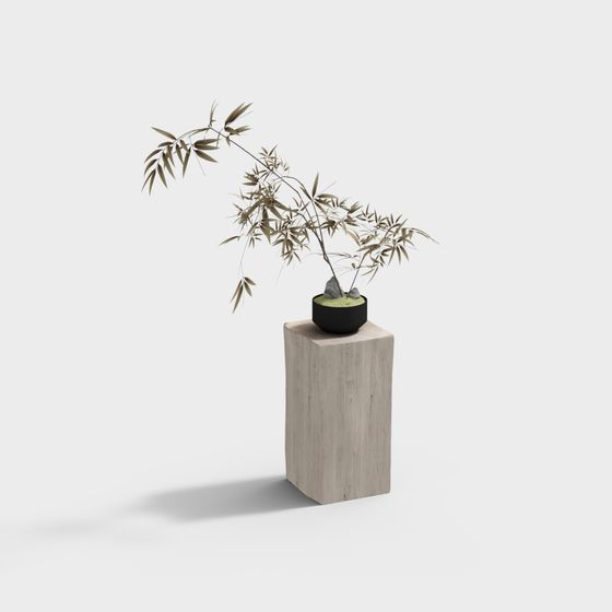 Bamboo Rhythm Bonsai 3D model for Serenity