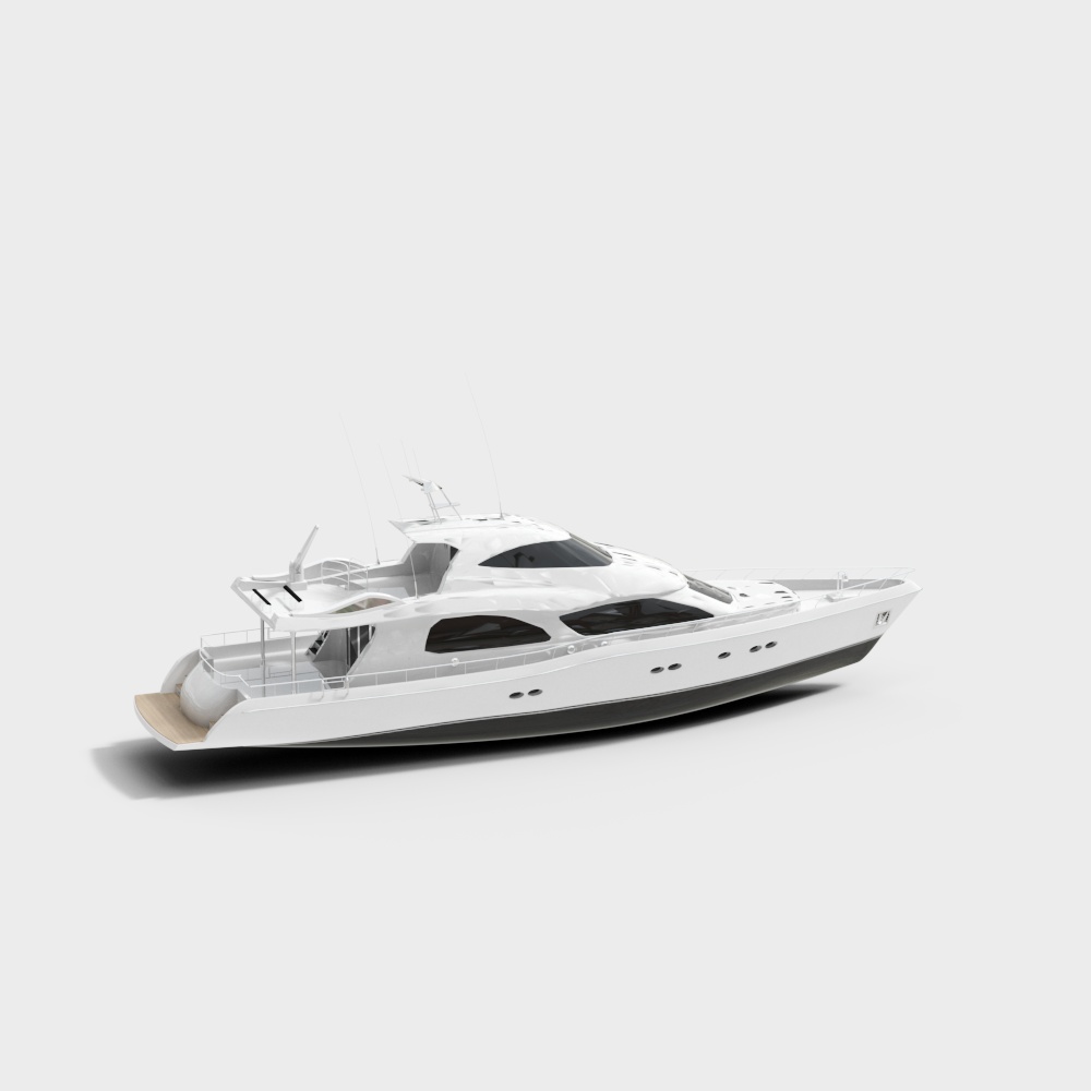 Luxury Modern Yacht 3D model