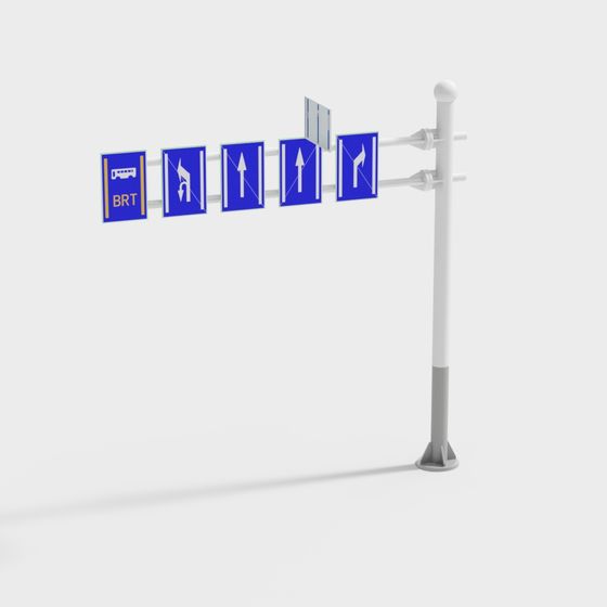 モダンな道路標識