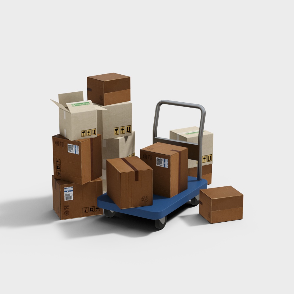 現代購物中心平床拖車