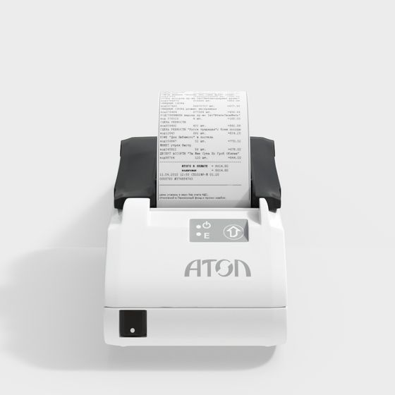 ATON Thermal Receipt Printer 3D model