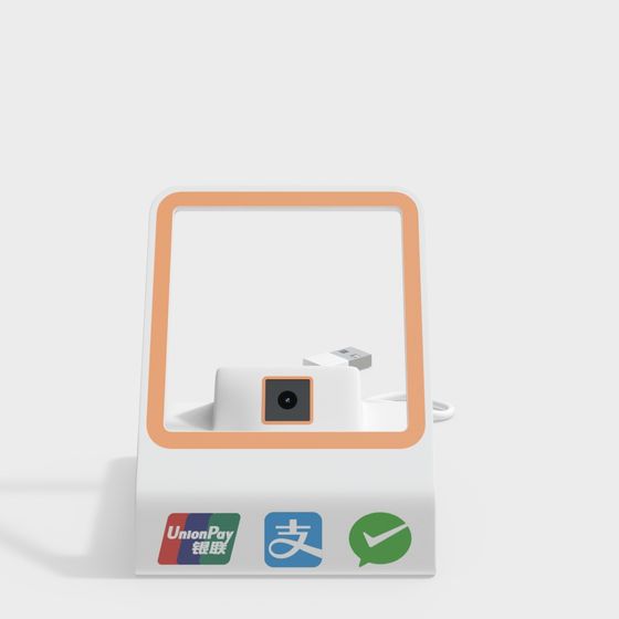 Modern Payment Terminal 3D model