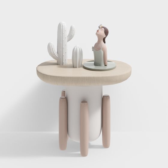 Desert Oasis 3D Model - Dreamlike Retreat