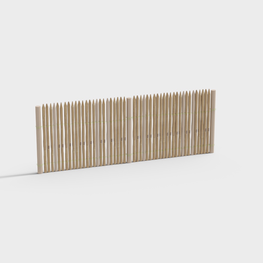 Wooden Barrier Fence