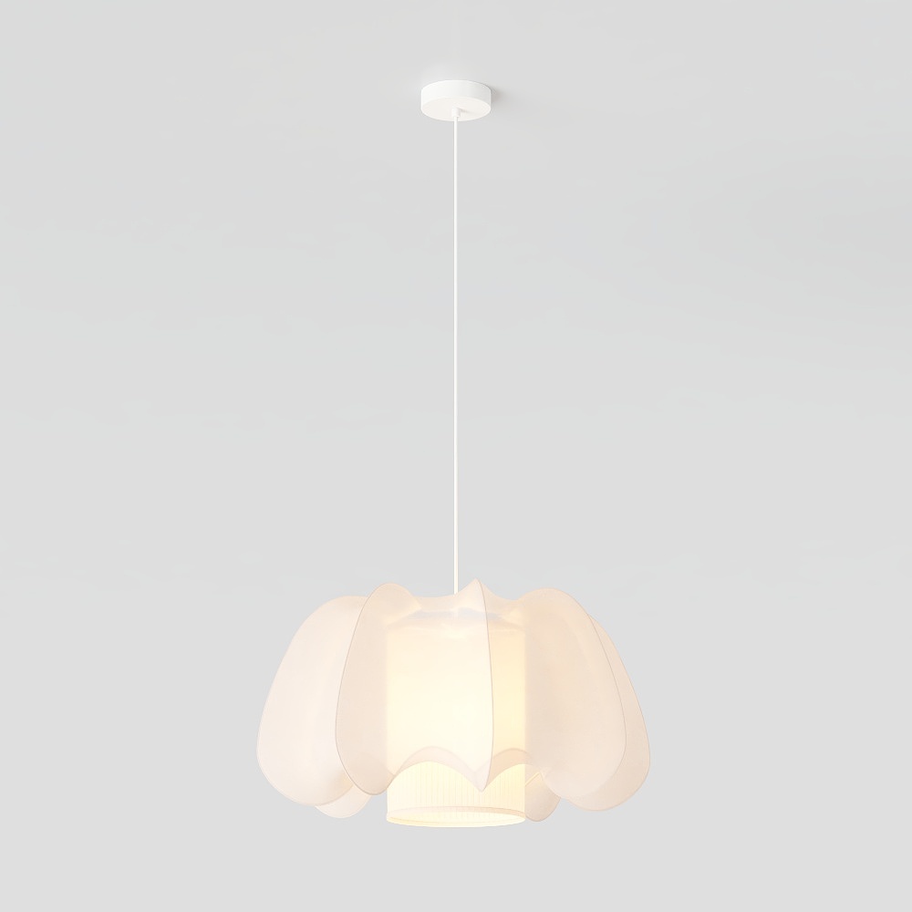 Lámpara de seda vintage