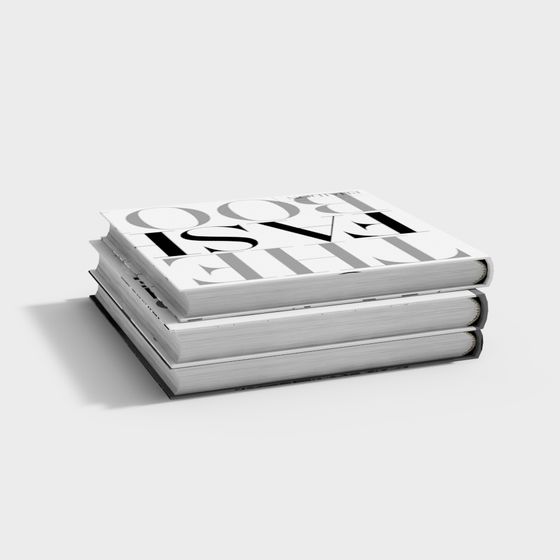 Minimalist FAVORITE BOOK 3D model