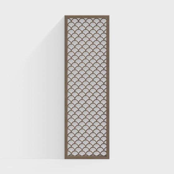 Elegant Scales Partition 3D Model for Designers