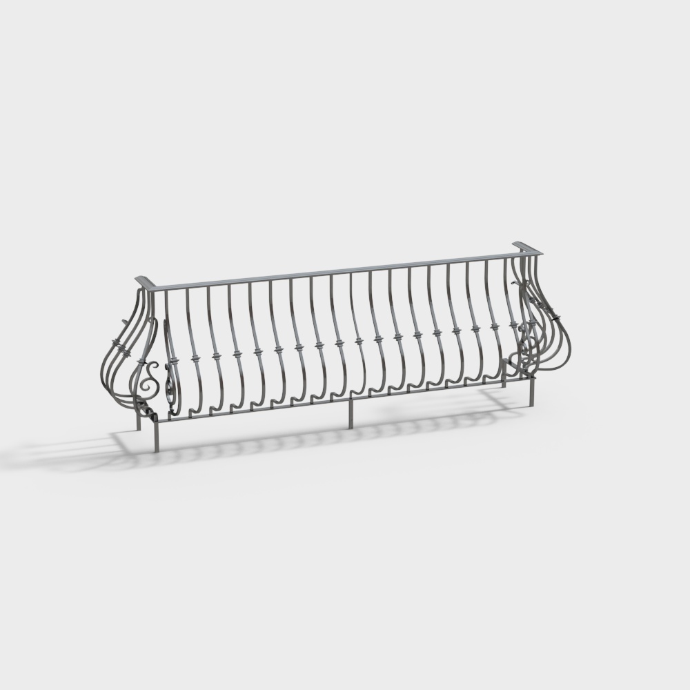 Garde-corps en fer artistique