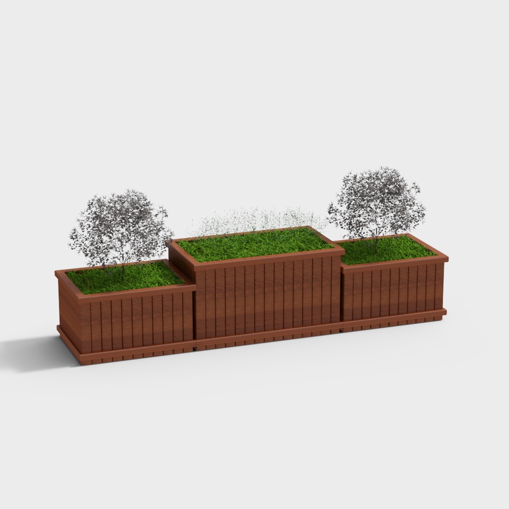 Modern Park Flower Box