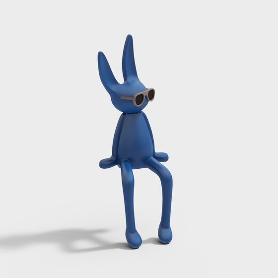 Cool Bunny 3D model