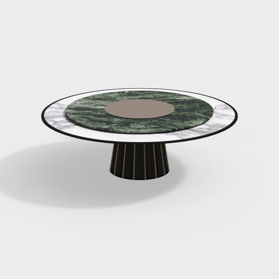 Elegant Round Table 3D Model for Modern Interiors