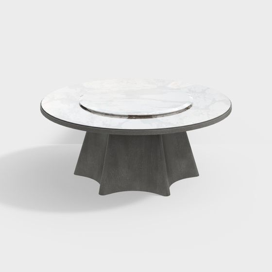 Elegant Round Table 3D model for Modern Aesthetics