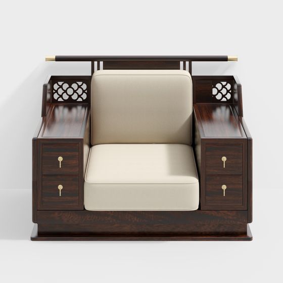 Retro Multifunctional Sofa 3D model