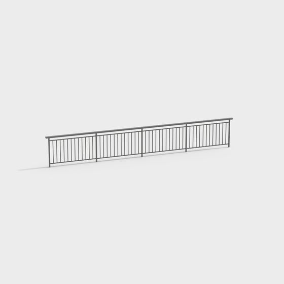 Urban Railing 3D Model for Modern Designs