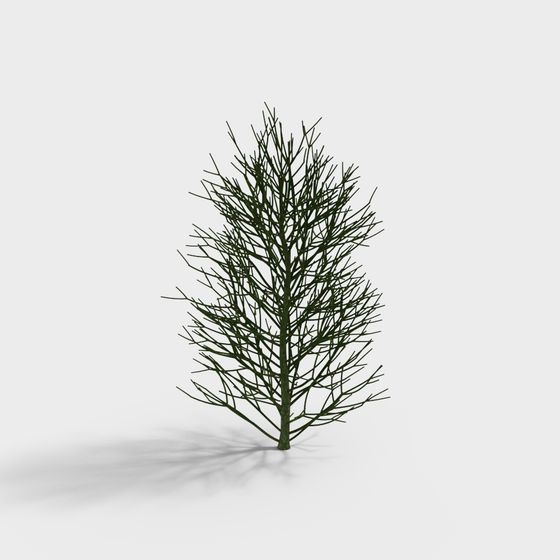 Lively Low-Polygon Pine Tree 3D model