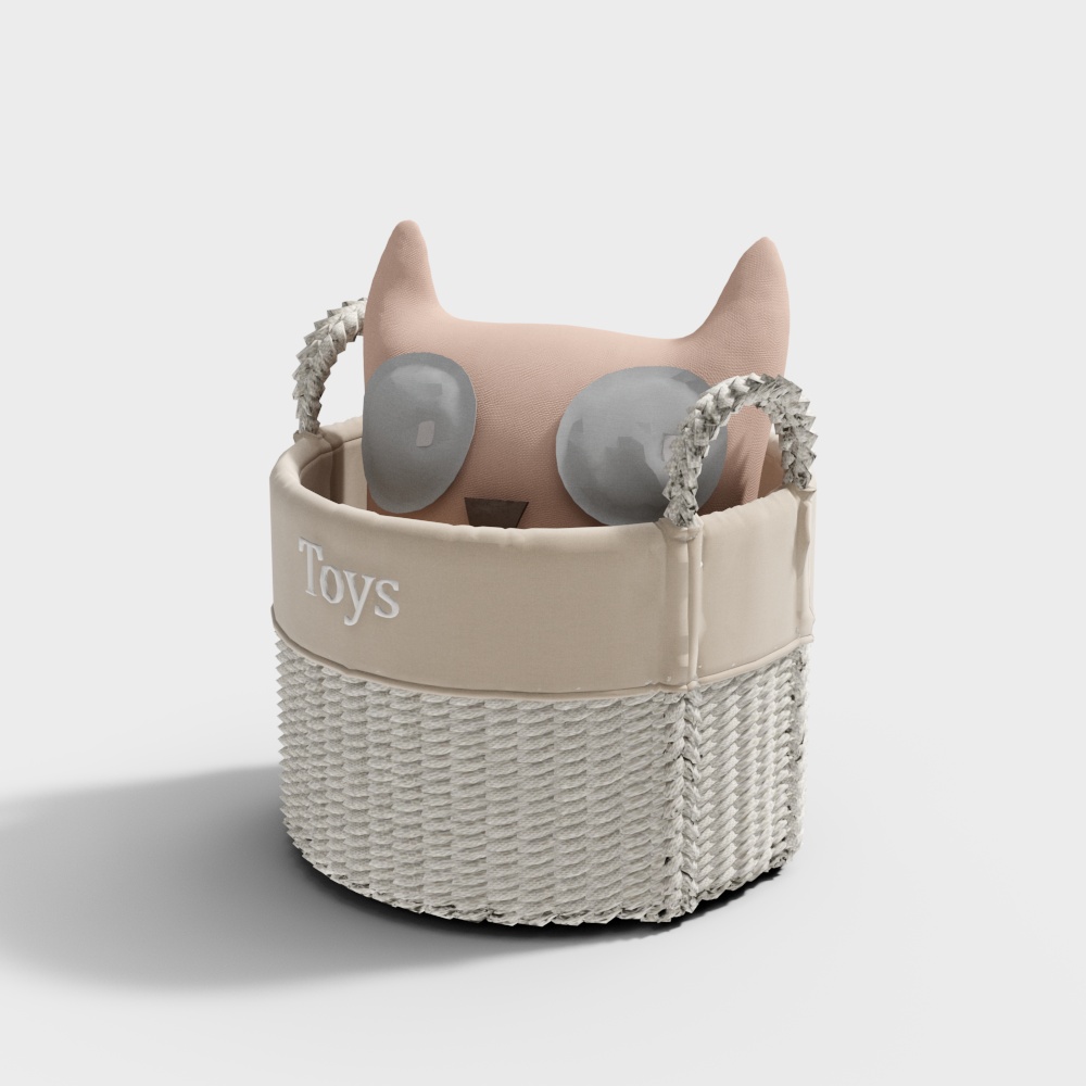 Cesta de Almacenamiento de Juguetes Infantiles