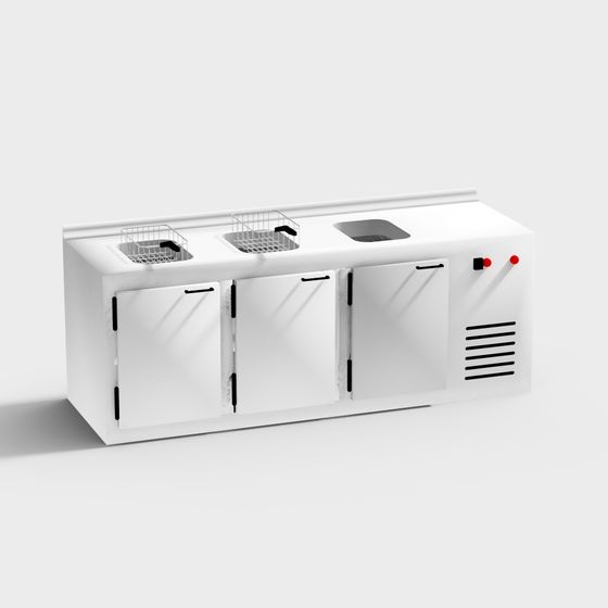 Urban Kitchen Counter 3D model