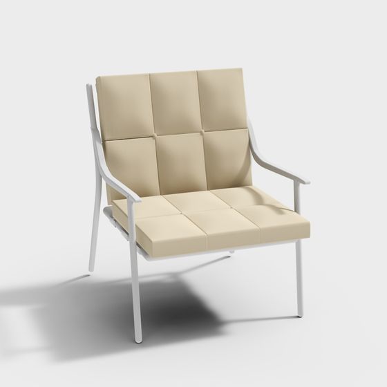 Urban Lounge Chair 3D model for Creative Spaces
