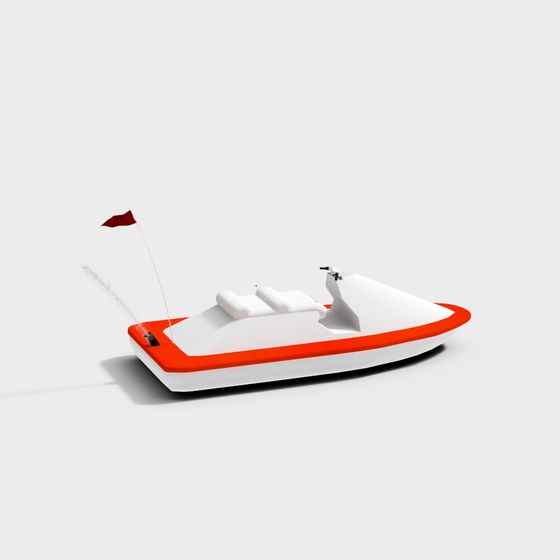 Speedy Sailing Boat 3D model for Creative Projects