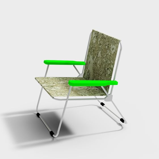 Unique Low Poly Stylish Chair 3D Model
