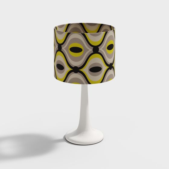 Vintage Table Lamp 3D model for Modern Design
