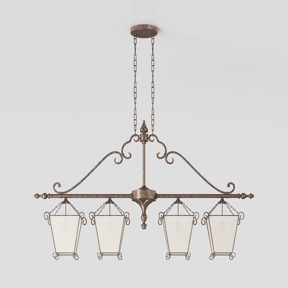 Vintage Pendant Lamp 3D model