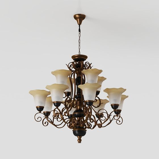 Vintage Chandelier 3D Model