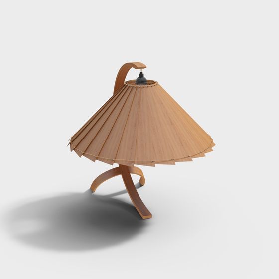 Natural Light 3D model Table Lamp