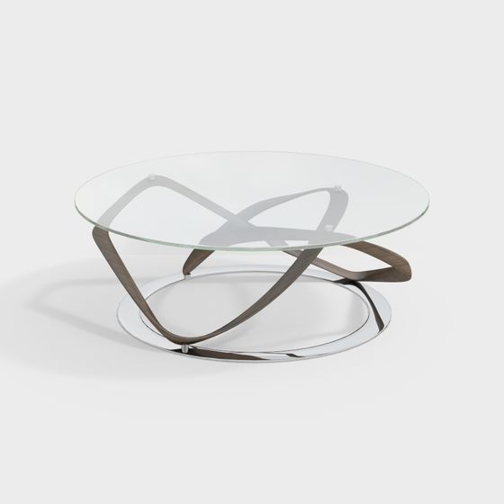 Elegant 3D Coffee Table Model for Modern Interiors