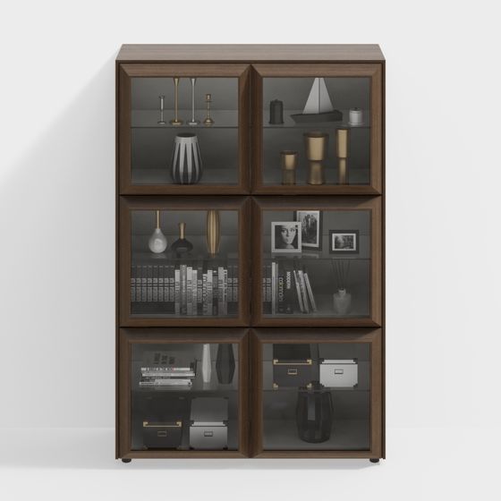 Urban Elegance Bookshelf 3D model