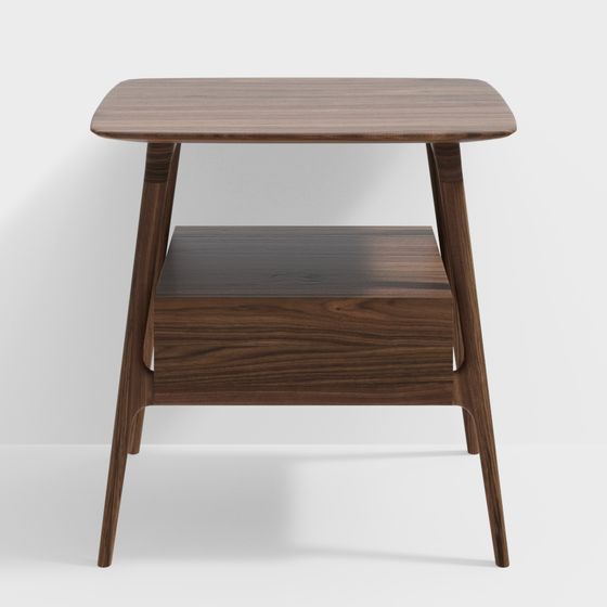 Mid-Century Modern Side Table 3D model