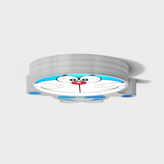 Doraemon Ceiling Light Shade 3D model
