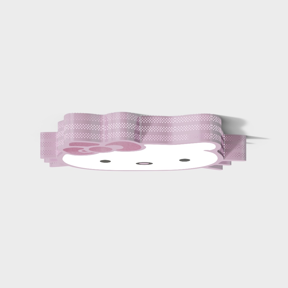 Charming Hello Kitty Themed 3D Model
