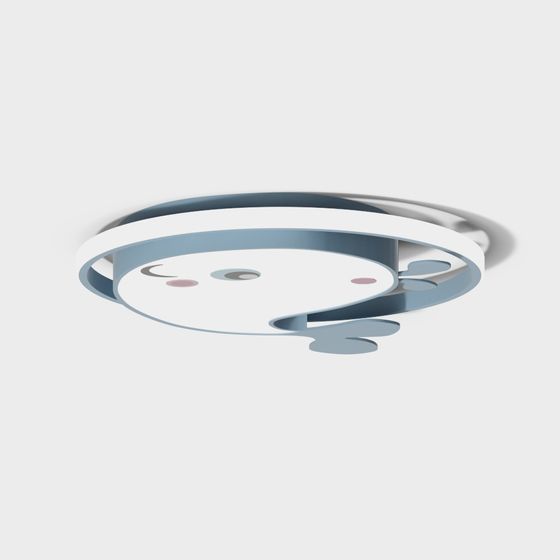 Lunar Ring Low-Poly 3D Model