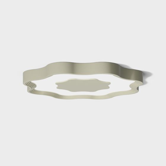 Wavy Edge Ring 3D Model