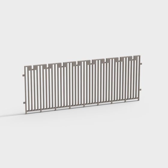 Urban Boundary Low Poly 3D model for Modern Spaces