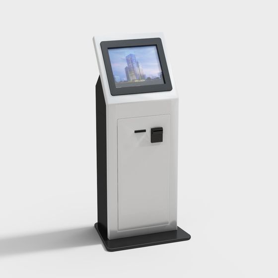 Futuristic Self-Service Kiosk 3D model