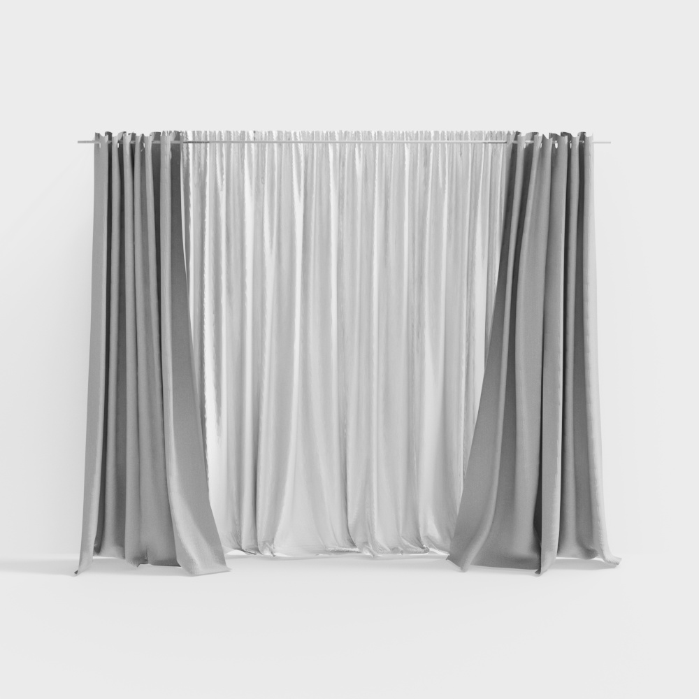 Modern Light-Colored Curtains