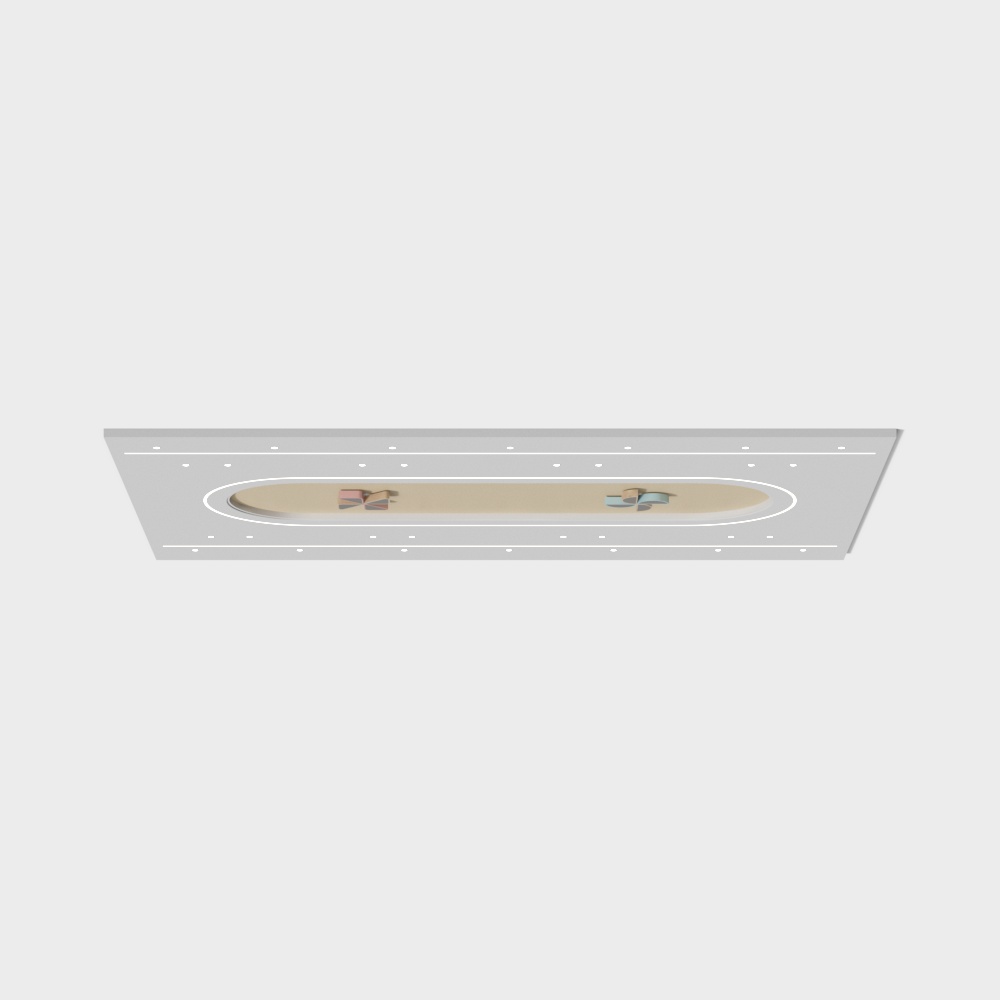 City Light 3D model - Unique Ceiling Fixture