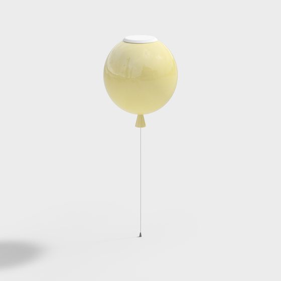 Floating Balloon 3D Model