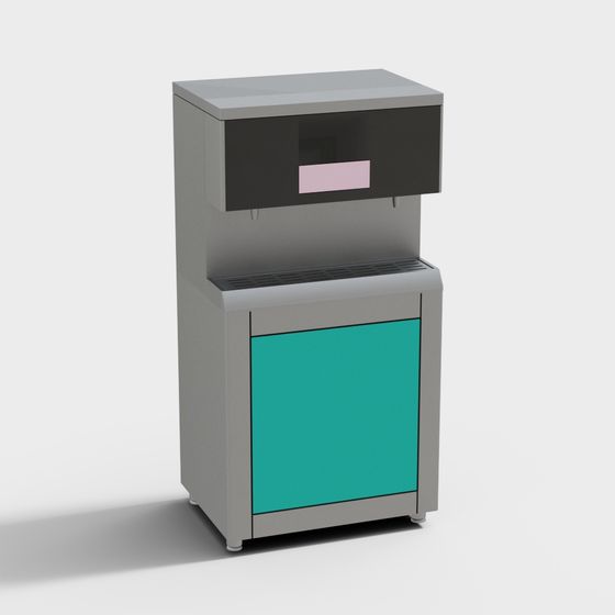 Sleek Modern Water Dispenser 3D model