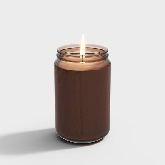 Cozy Aromatherapy Candle 3D model