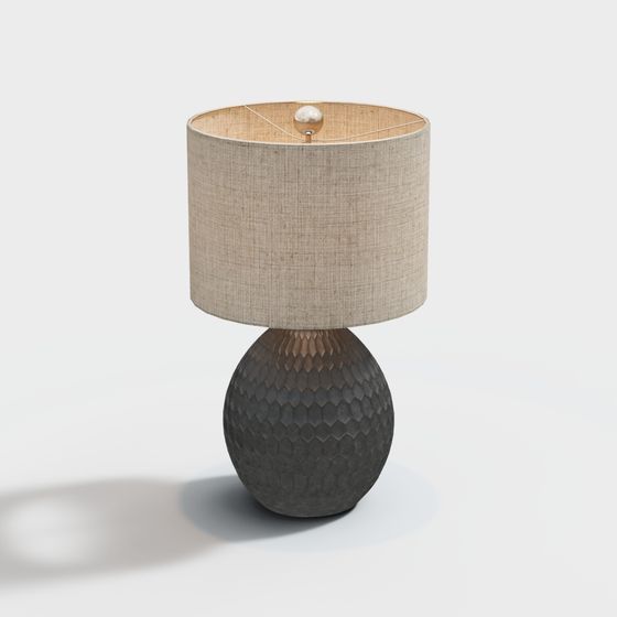 Stylish Low-Poly 3D Model Table Lamp