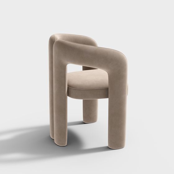 Curve Chair 3D model